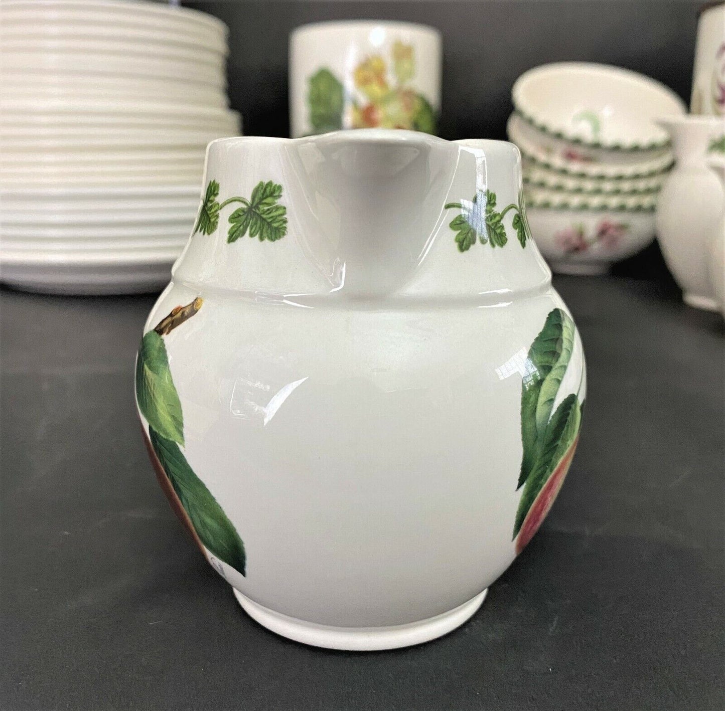 (1) PORTMEIRION Pomona Botanical Orange Pear Creamer