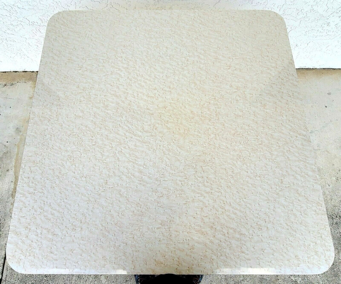 Vintage MCM Formica Pedestal Dining Game Table