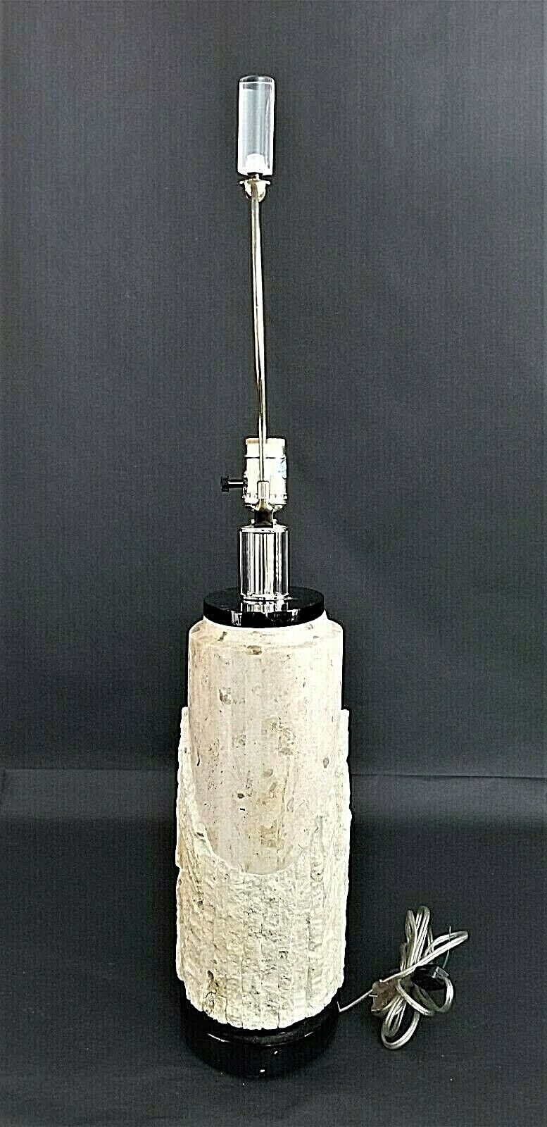 Postmodern MAITLAND SMITH Style Mactan Stone Tessellated Marble Table Lamp