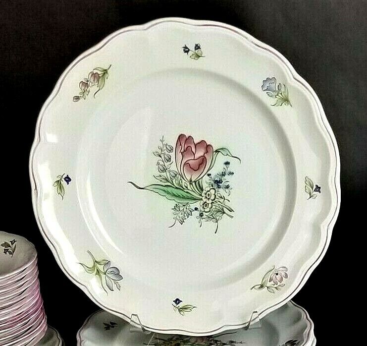 (1) Only SPODE MARLBOROUGH SPRAYS Older Mark 12 3/4" Chop Round Platter S/46