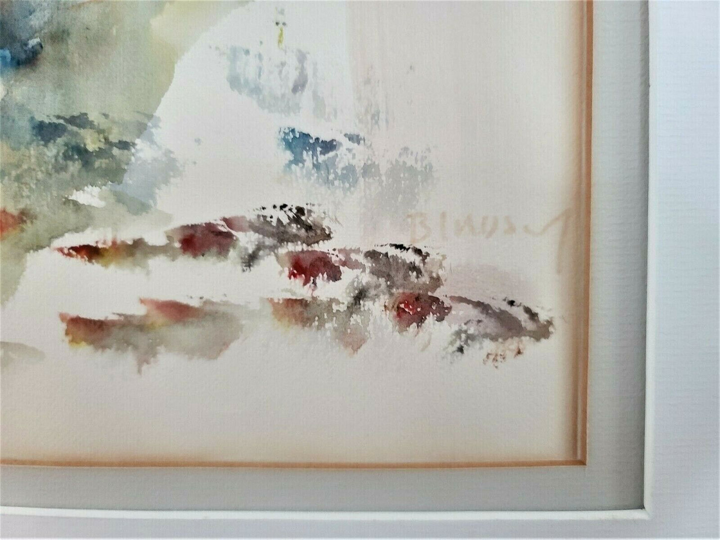 60's ALFRED BIRDSEY (1912-1996) Impressionist Bahamian Harbor Cityscape Painting