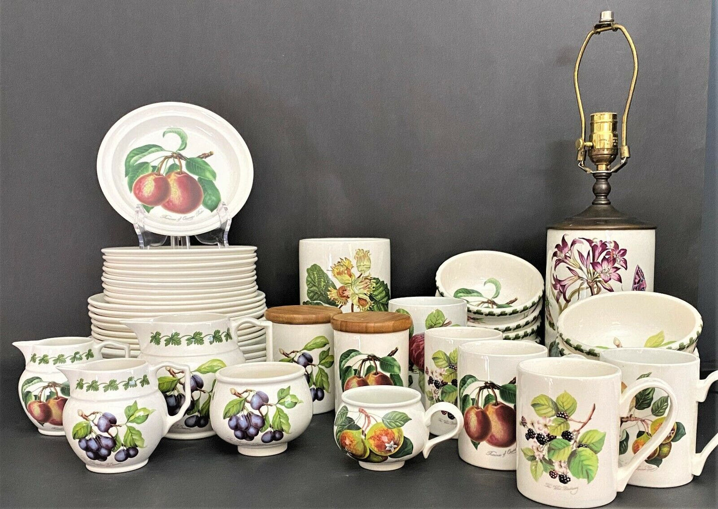 (1) Only PORTMEIRION Pomona Shropshire Damson 5 1/2" Cereal Soup Berry Bowl