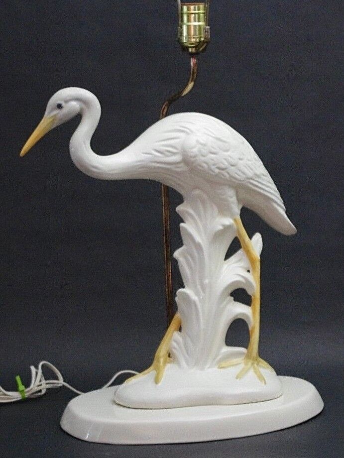 2 Mid Century MAO PERIOD Amphora Elephants Butterflies Flowers Chinese Table Lamps