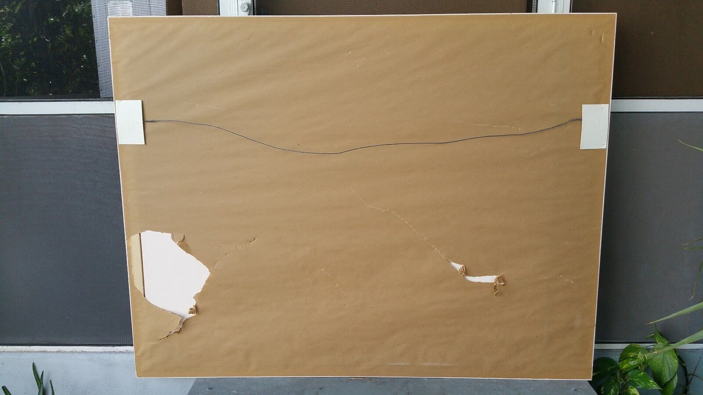 Original HOWARD BEHRENS Artist Proof Pencil Signed Giclee " Cap Roux 1990 "