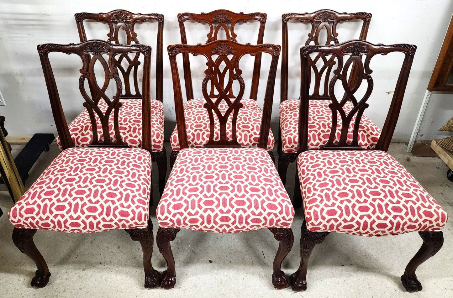 Kindel Chippendale Ball & Claw Dining Chairs