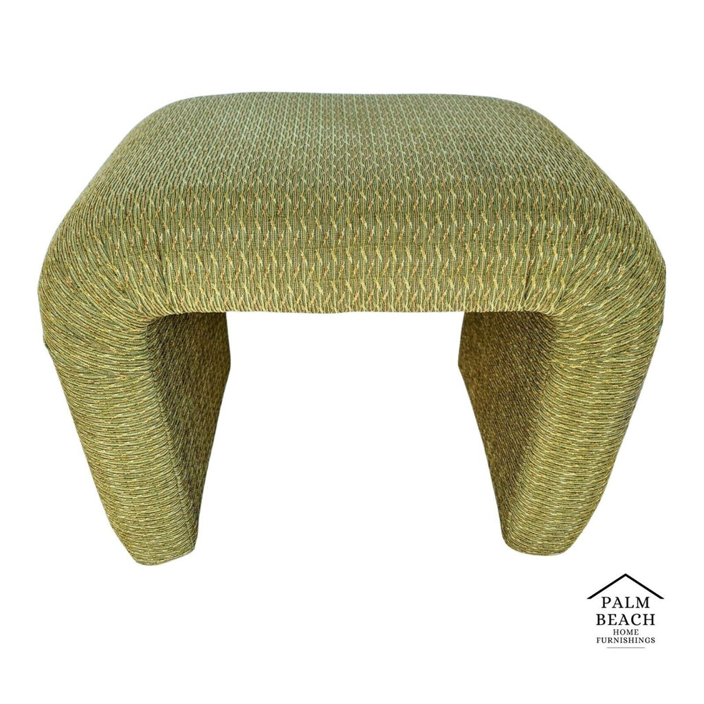 MCM Upholstered Ottoman Footstool by TAYLOR KING