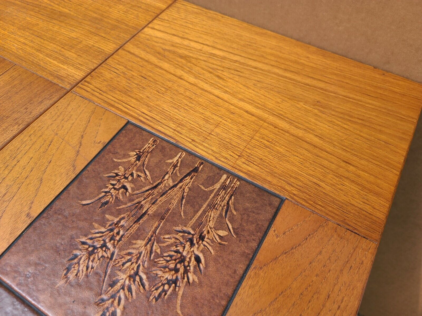 MCM Dining Table Teak & Tile by GANGSO MOBLER