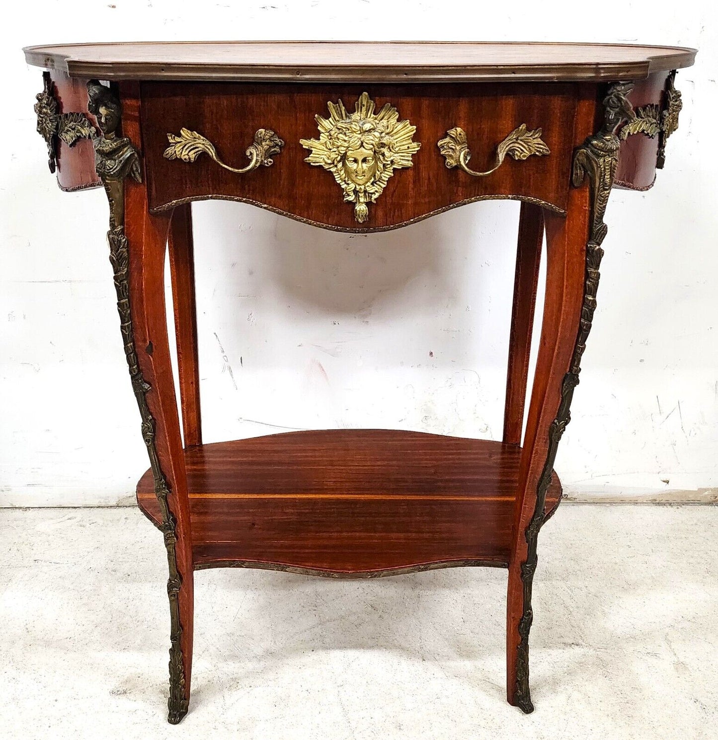 French Center Accent Lamp Table Louis XV Ormolu Mounts