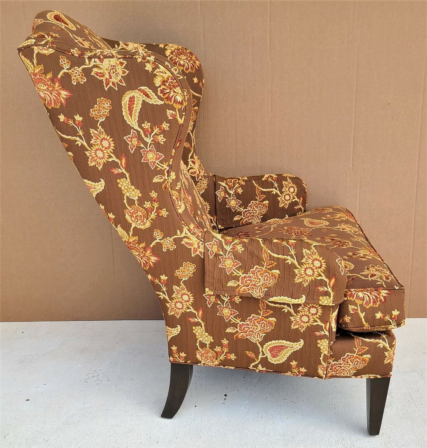 ETHAN ALLEN Chippendale Wingback Armchair