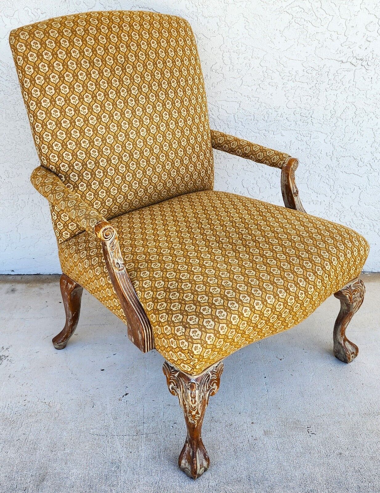 French Provincial Armchair Lounge Chair