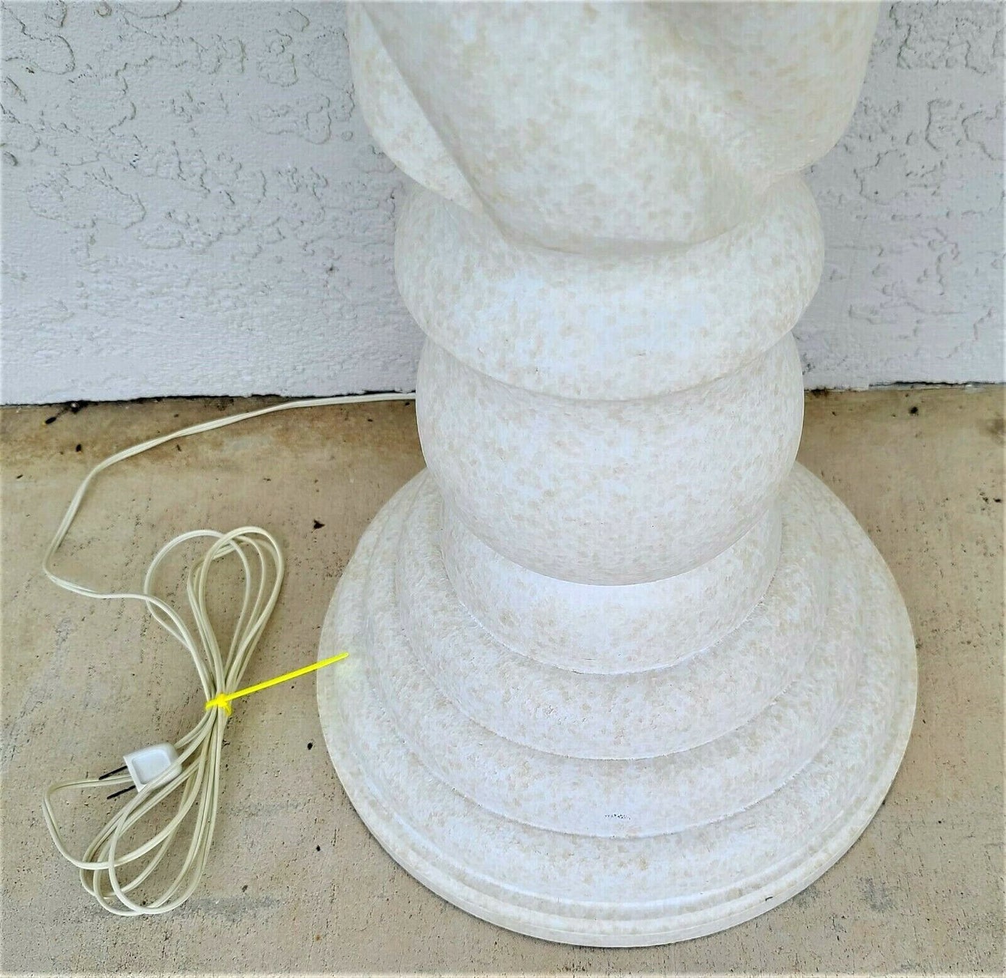 1970's MICHAEL TAYLOR Style Architectural Spiral Floor Lamp