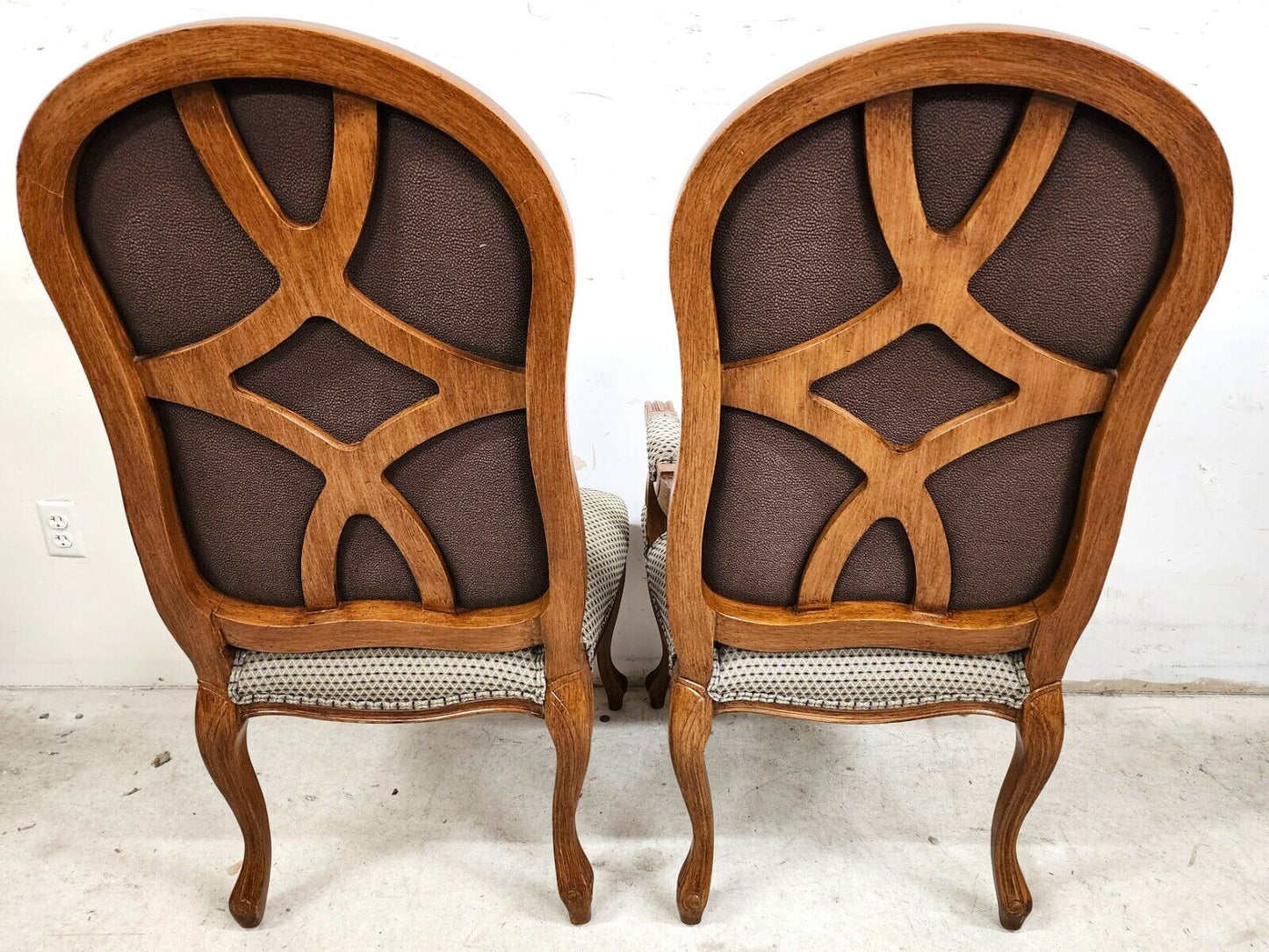 Set of 10 Louis XV French Dining Chairs Oversized