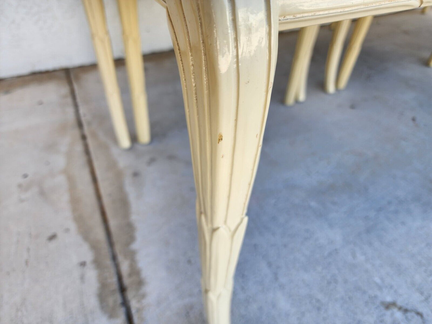 Faux Bois Dining Chairs Lacquered by CENTURY FURNITURE Set of 6