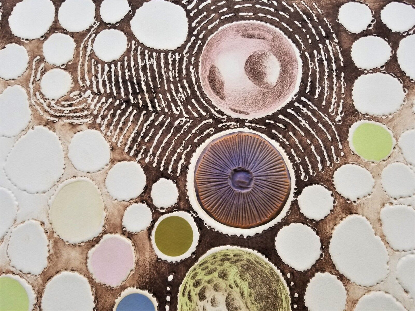 '78 Mikulas Kravjansky "CARNIVAL OF PLANETS" Ltd Ed 54/80 Signed Stamped Etching