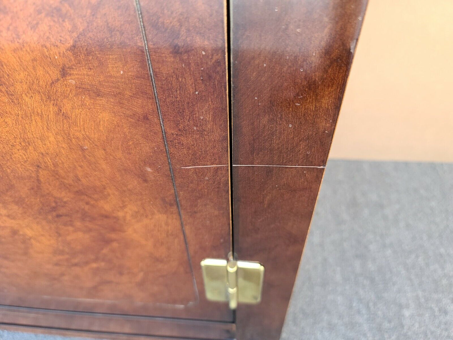 WHITE FURNITURE CO Mandarin Lacquered Asian Chinoiserie Buffet Server Dry Bar