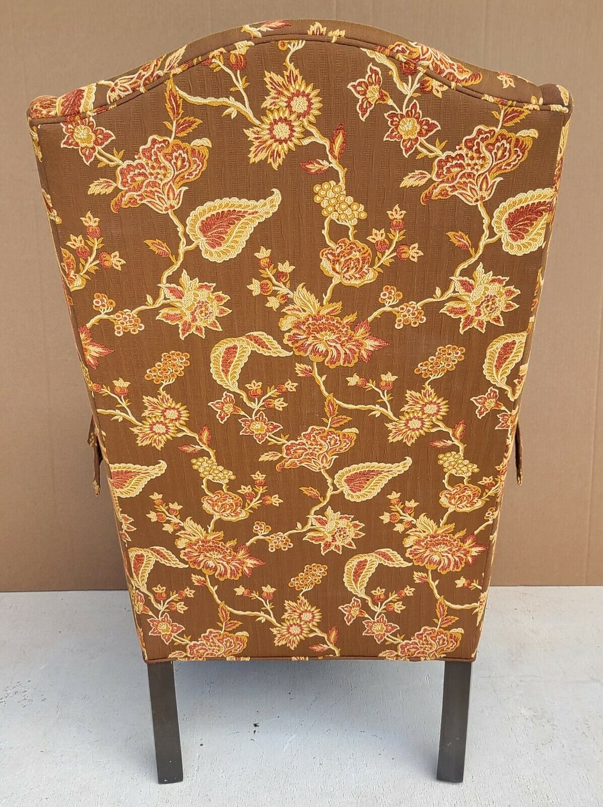 ETHAN ALLEN Chippendale Wingback Armchair