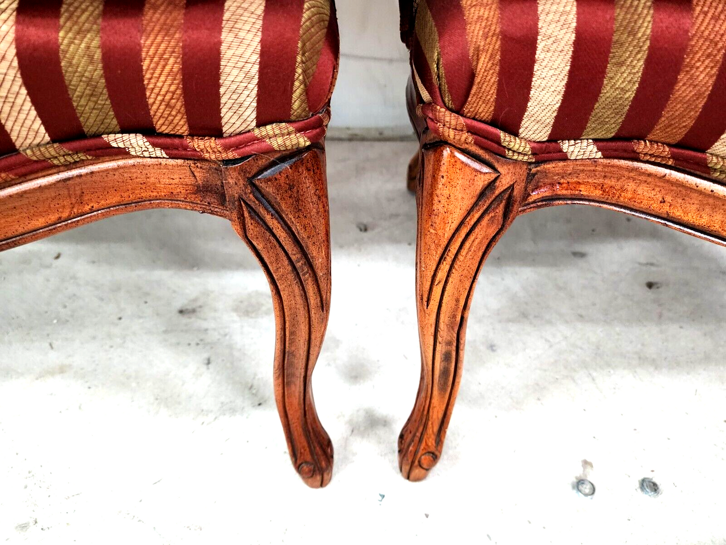 Pair of French Country Style Armchairs Accent Chairs