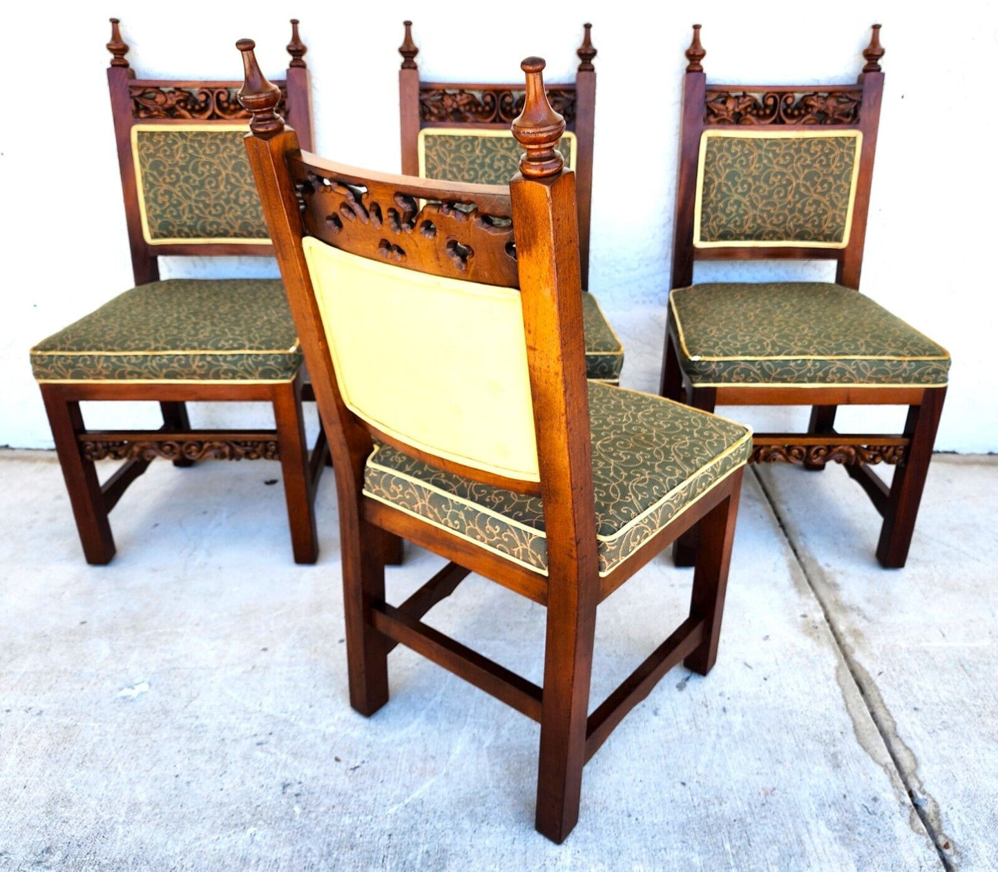 Italian Dining Chairs Tuscan Revival Antique