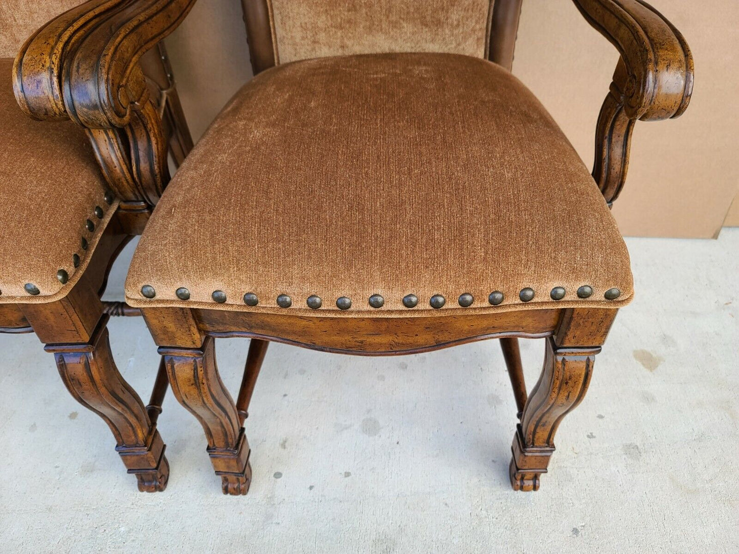 (2) MICHAEL AMINI Sedgewicke Dining Armchairs