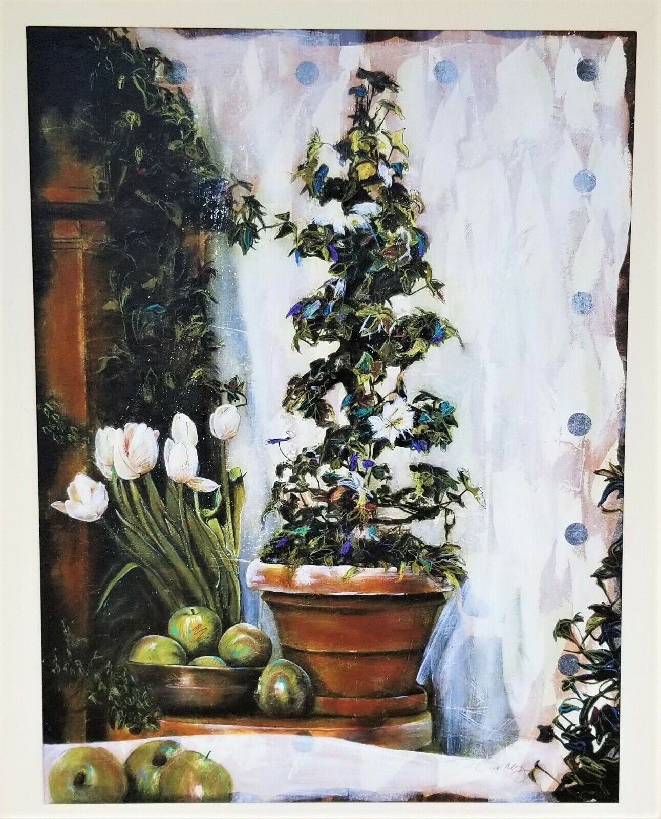 Signed DENNIS CARNEY " Hidden Grace " Oil Painting on Canvas