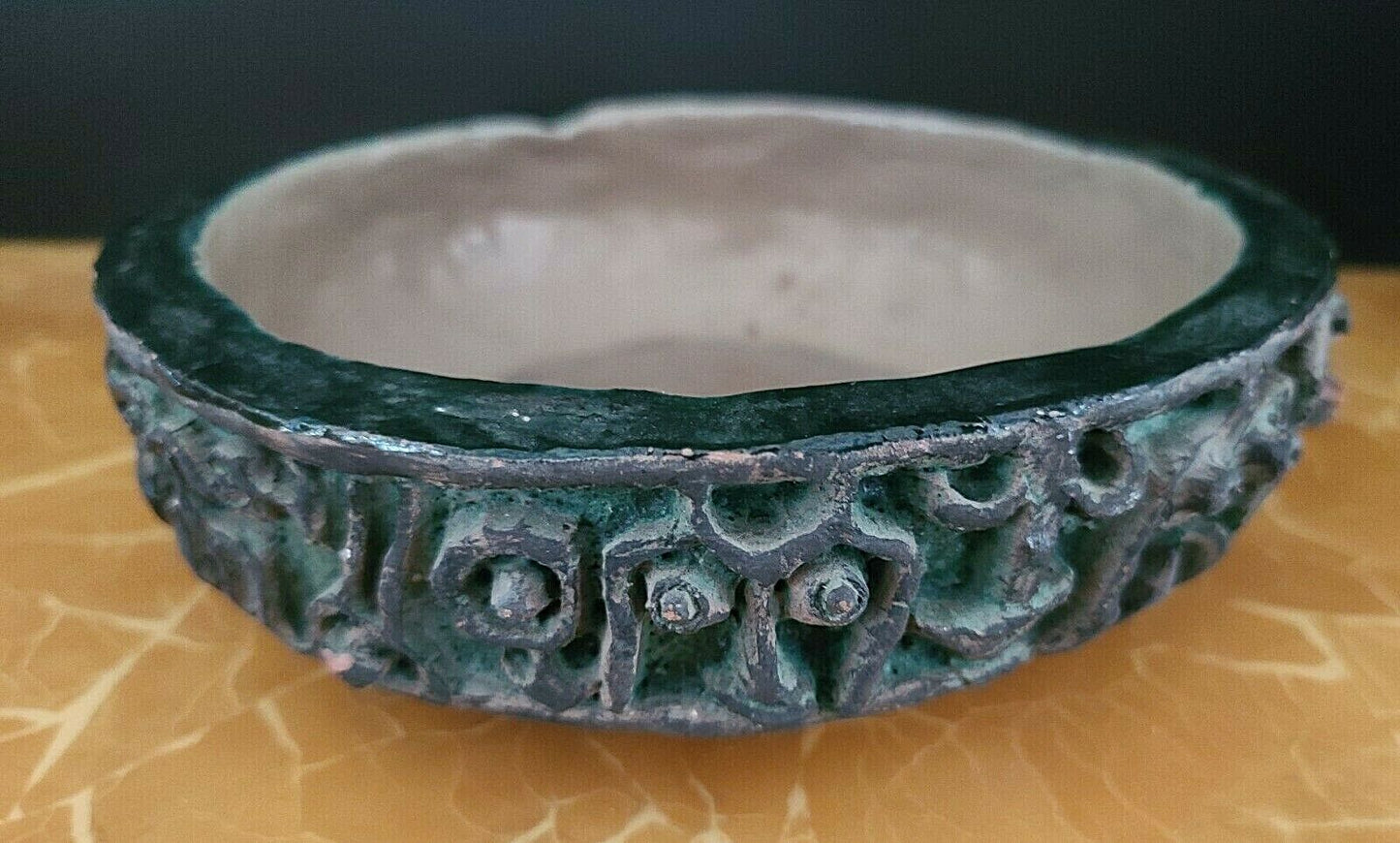 1958 Signed Collectible Hollywood Celebrity FRANK FAY Tahitian Art Pottery Bowl