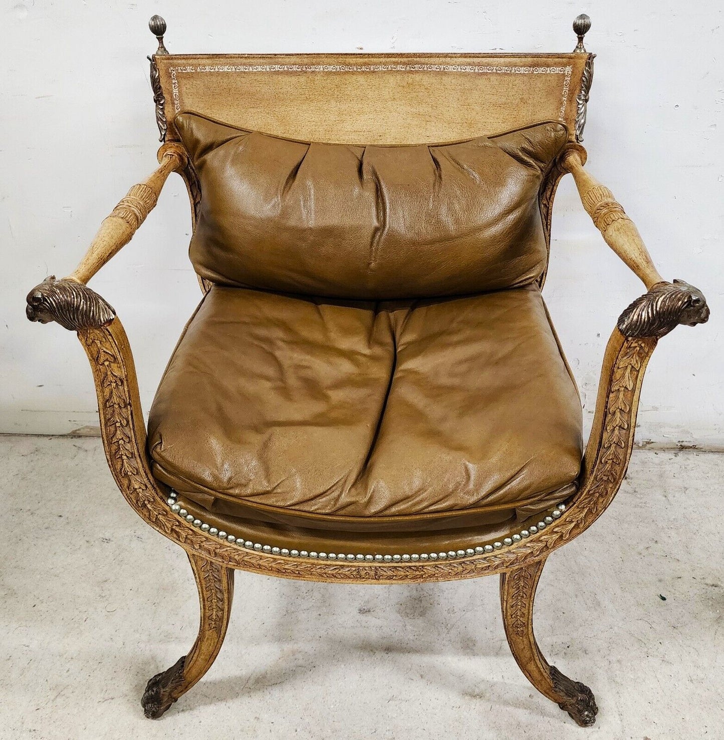 Leather " Cleopatra " Armchair by FERGUSON COPELAND