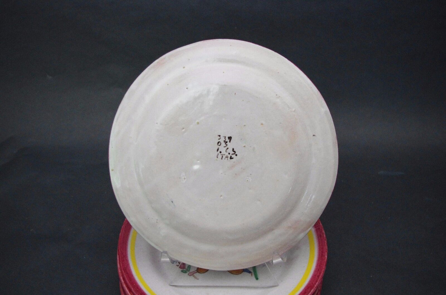 (6) ICS Industria Ceramica Salarnitana Studeman Doelker Era Plate Italy 10"