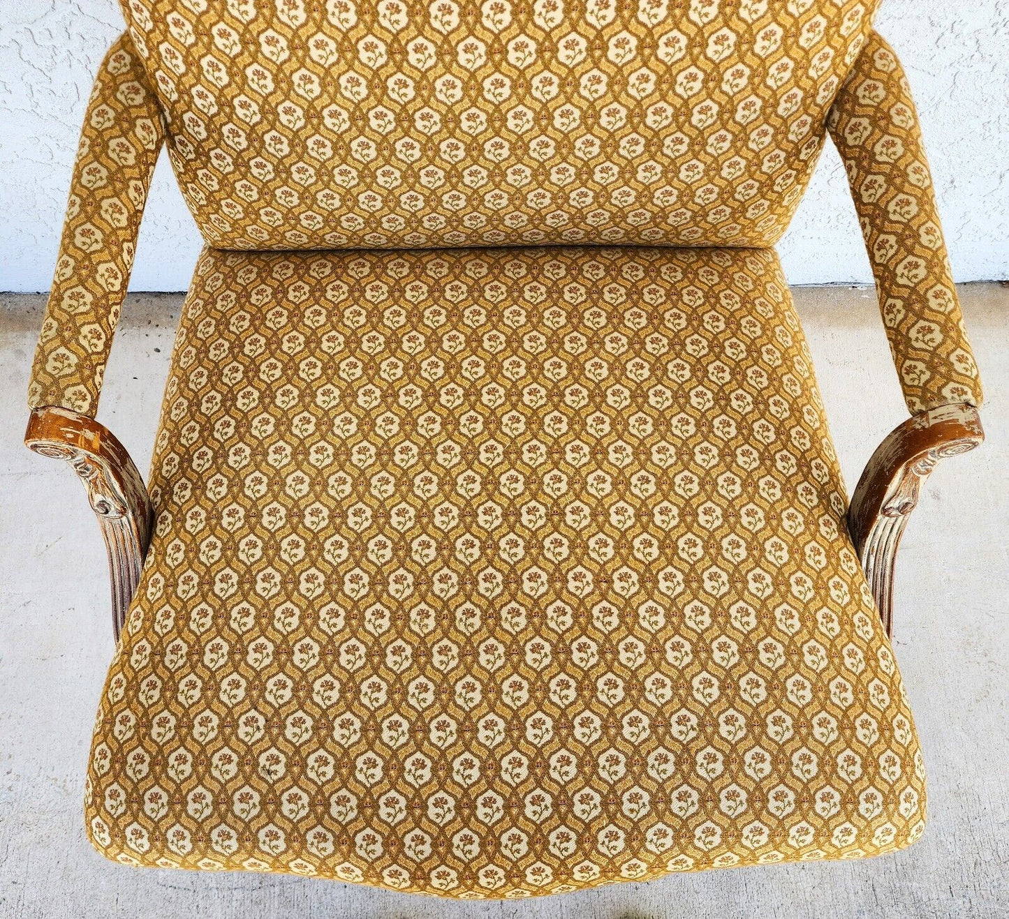 French Provincial Armchair Lounge Chair