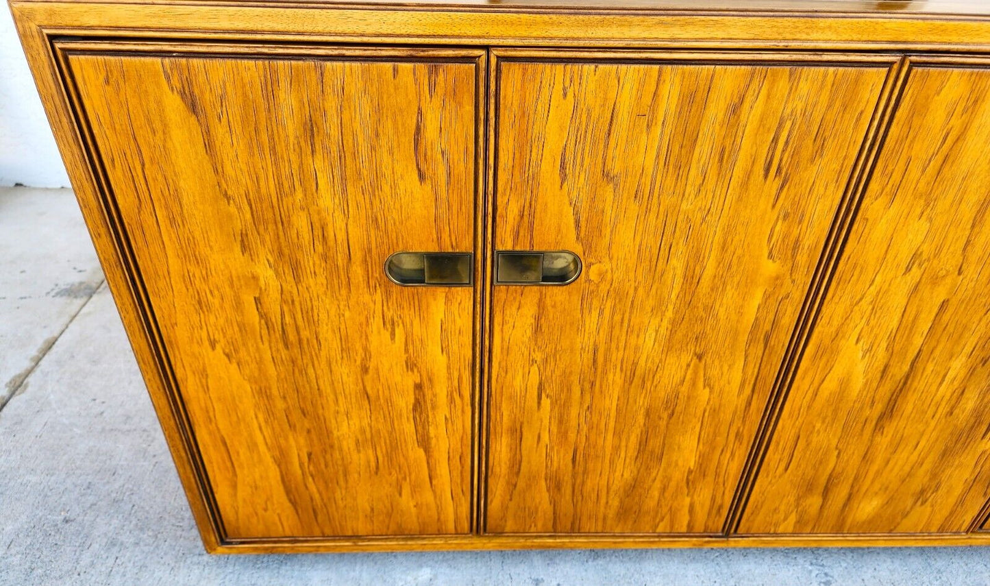 Vintage Dry Bar Buffet Sideboard Campaign Style PREFACE By DREXEL