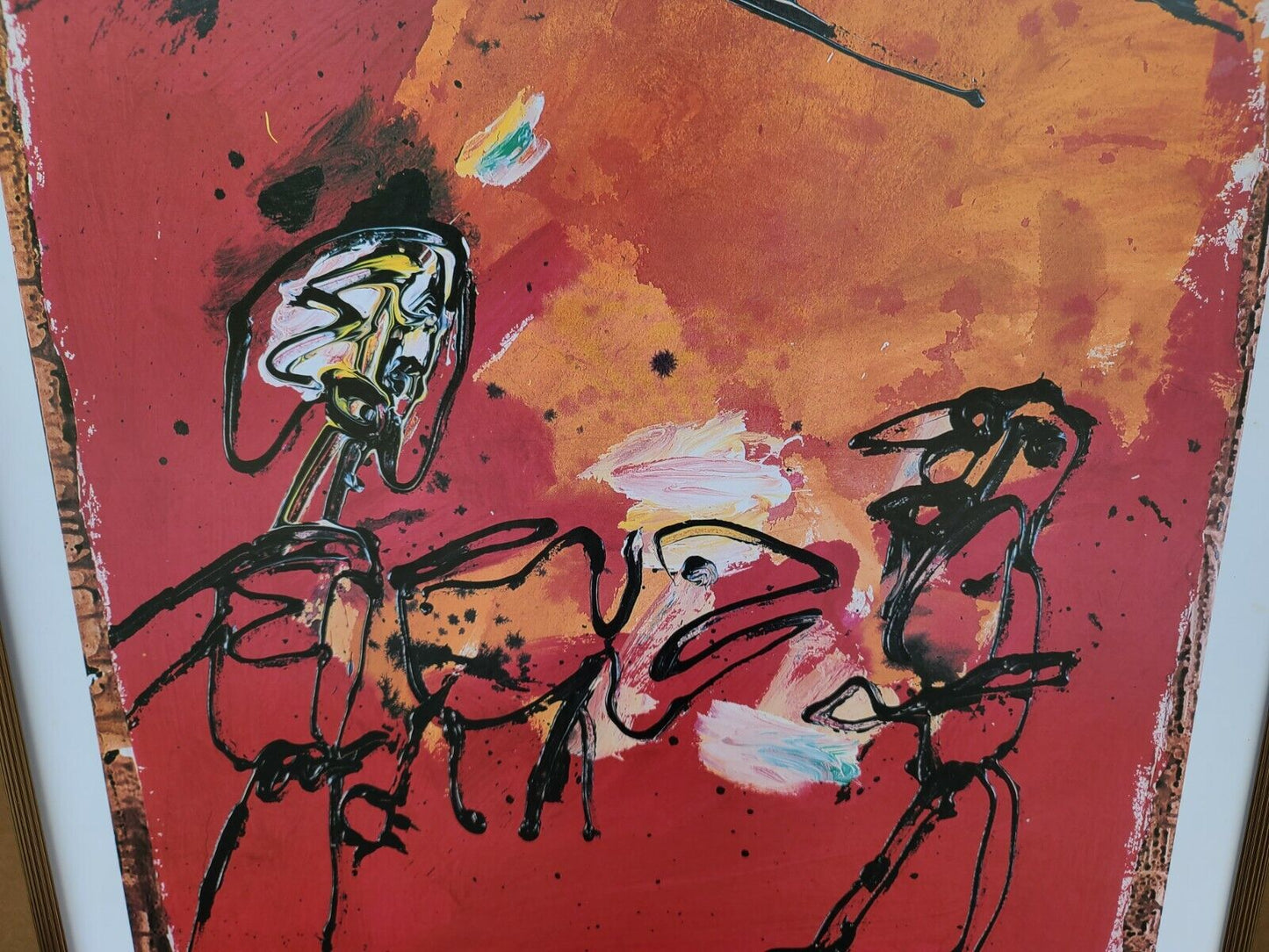 1990's Hand Signed KNUD NIELSEN (Listed Danish) Museum Exhibition Print