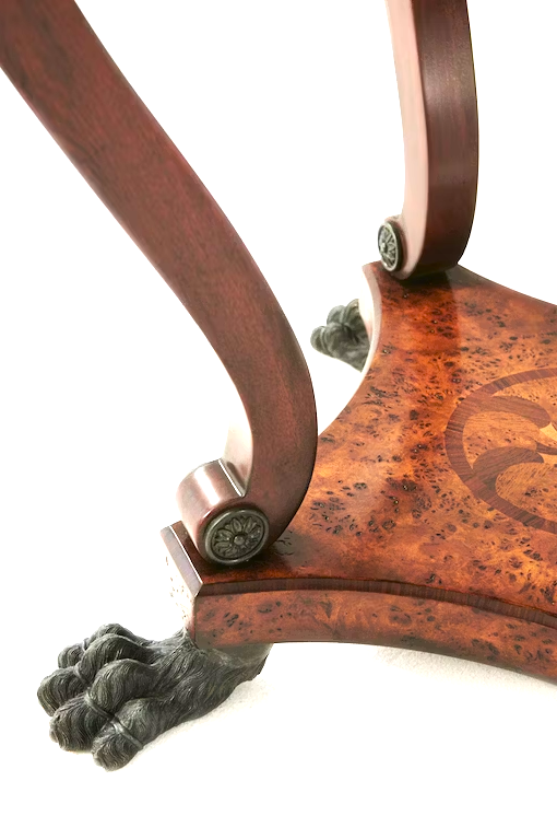 Center Table Swirling Teardrops Essential Collection by Theodore Alexander