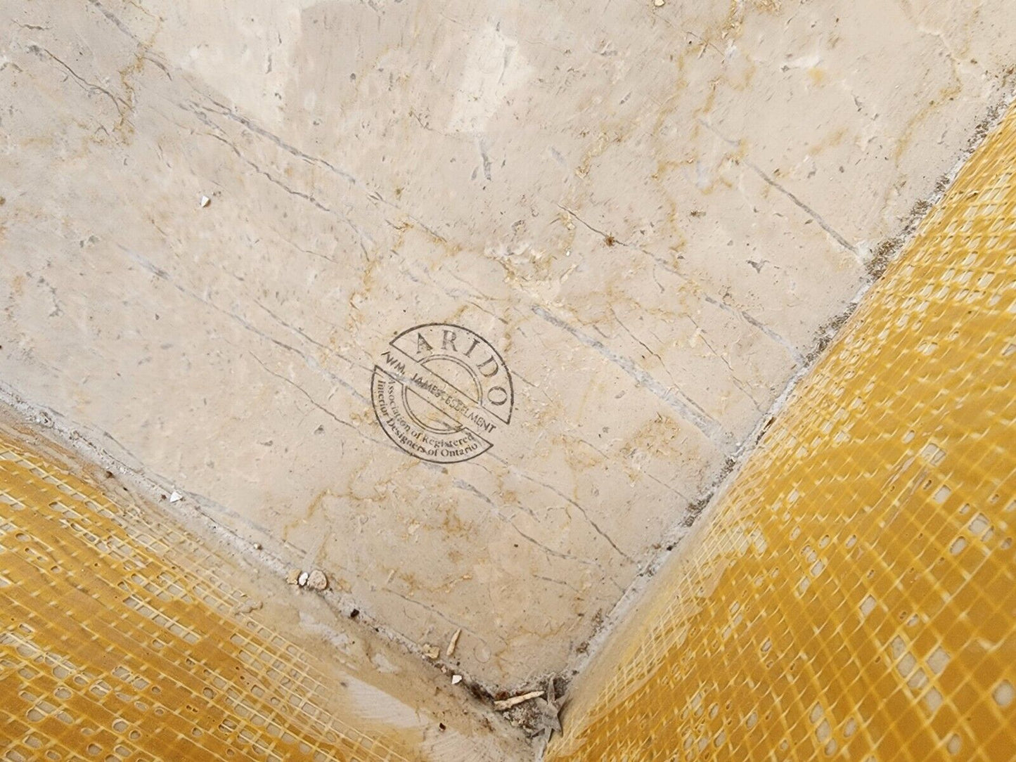 Side Center Table Marble Vintage Lighted Custom Made