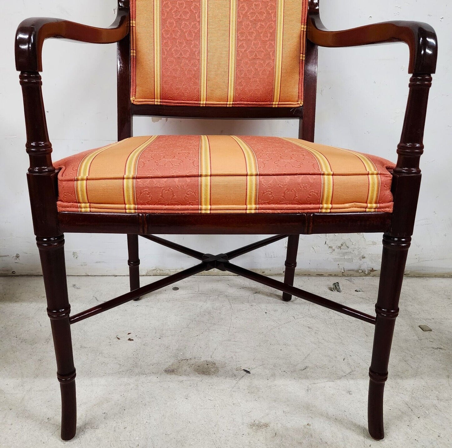 Regency Dining Chairs Faux Bamboo by CABOT WRENN (4)