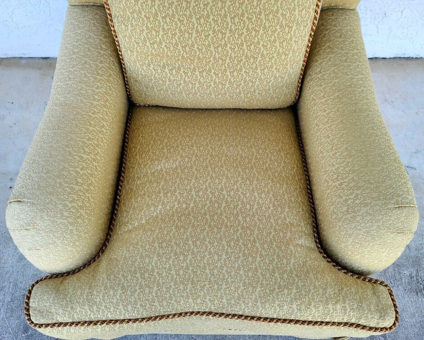 English Roll Arm Swivel Lounge Chair by Designer C Brett Carter