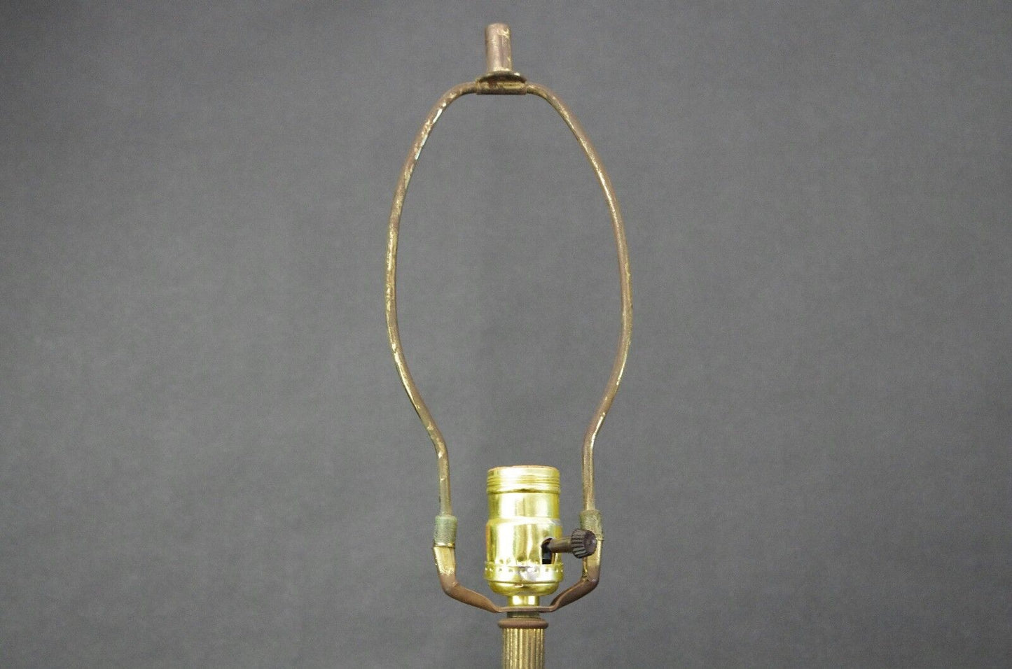 Vintage Westwood Ind Brass Cherub Angel Ewer Pitcher Ceramic Table Lamp 40"