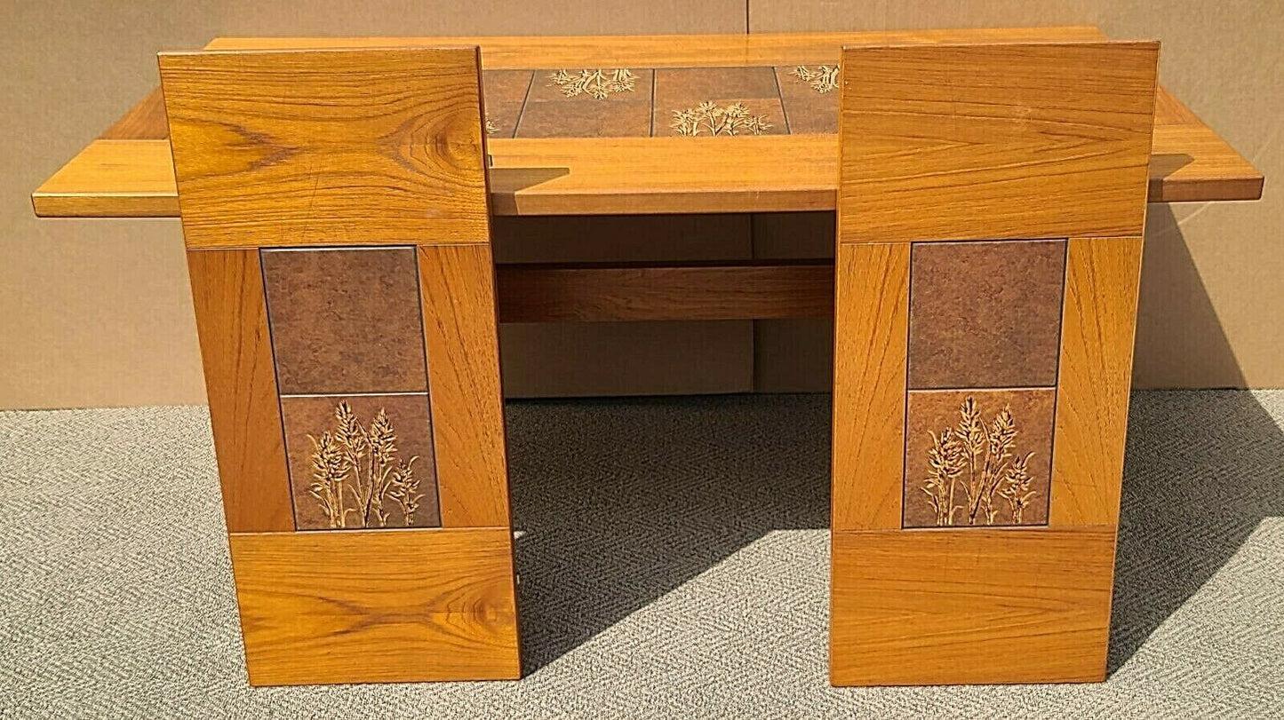 MCM Dining Table Teak & Tile by GANGSO MOBLER