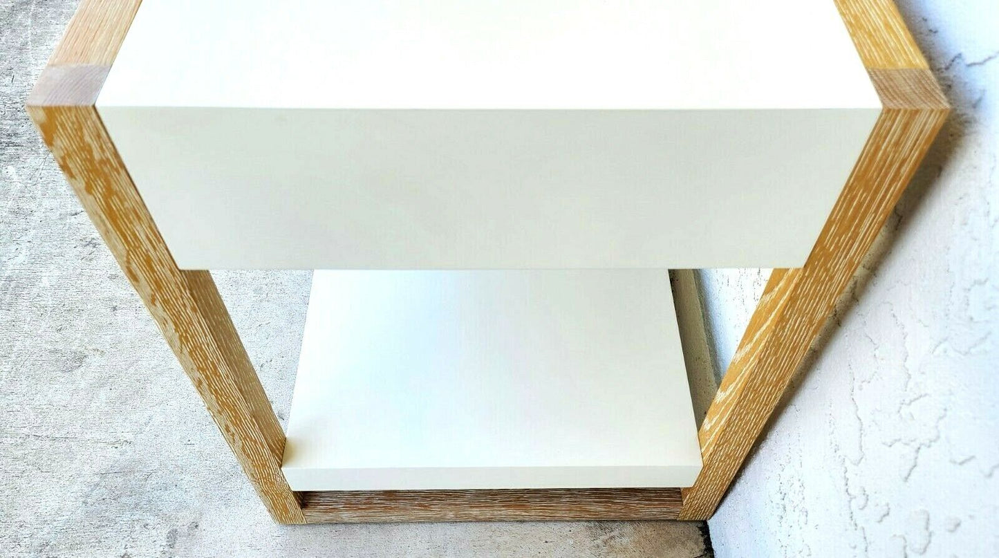 Pair of SERENA & LILY Side End Tables Nightstands with Drawers