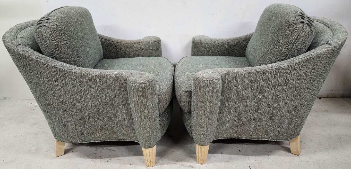 Pair of Modern Contemporary Club Chairs by PEARSON