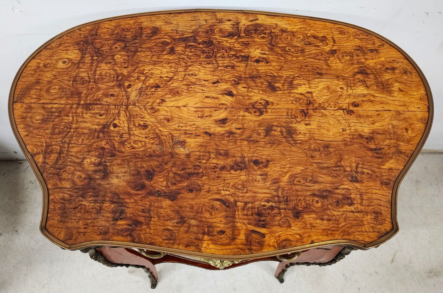 French Center Accent Lamp Table Louis XV Ormolu Mounts