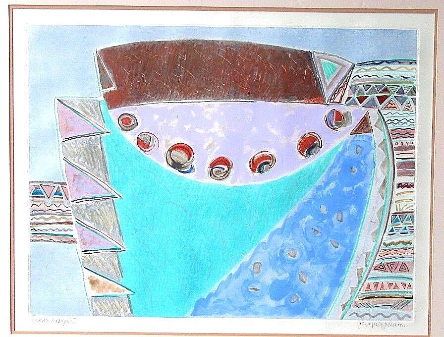 XL Jan Price Johnson Signed Offset Lithograph Titled " Anasazi Dialogue III "