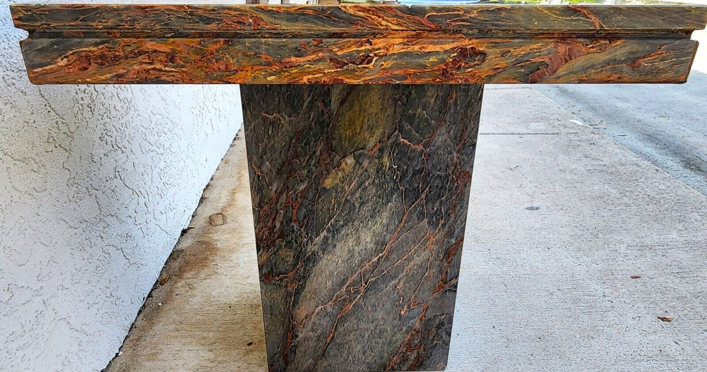 Marble Side End Accent Table Boho Vintage