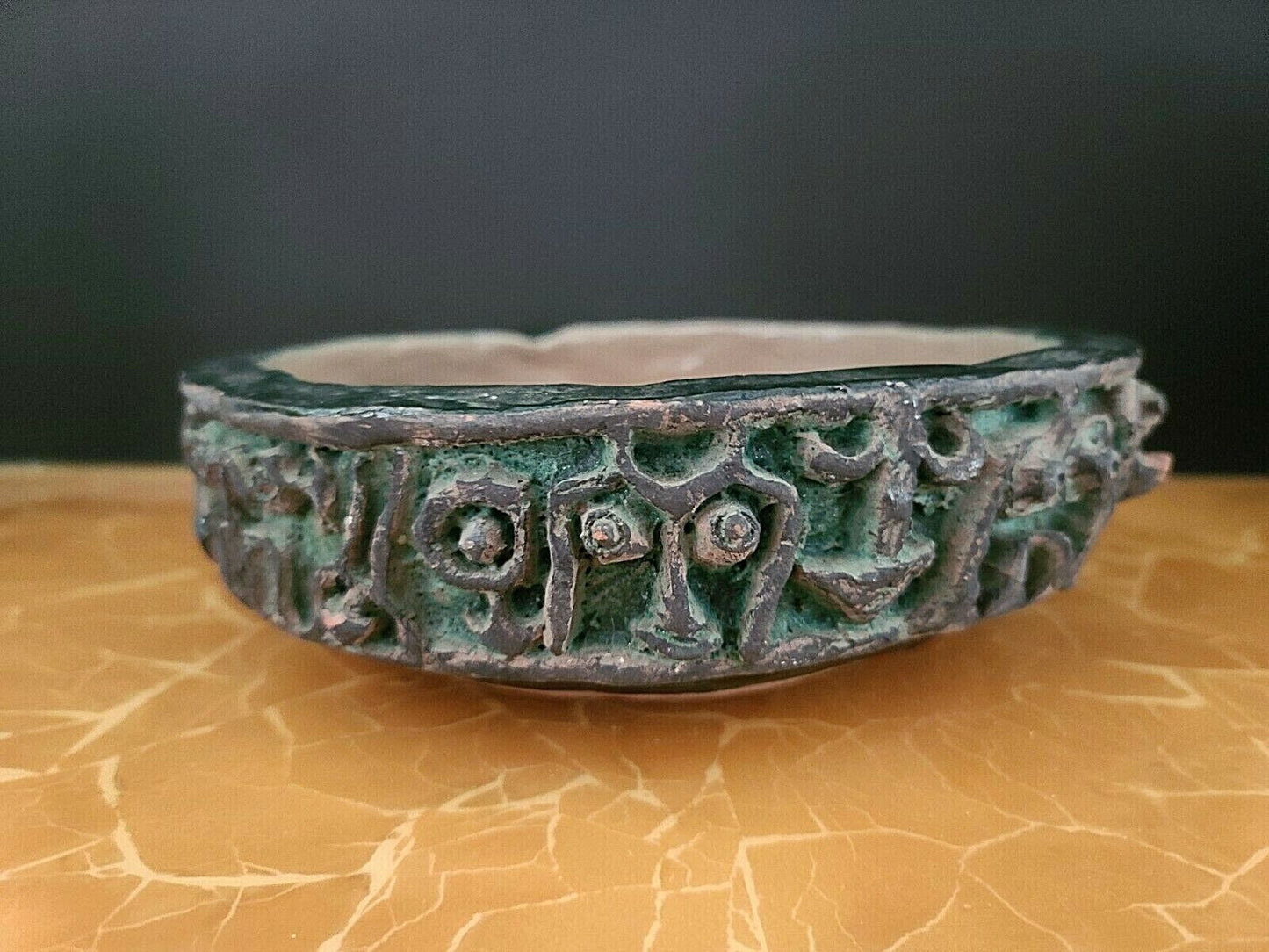 1958 Signed Collectible Hollywood Celebrity FRANK FAY Tahitian Art Pottery Bowl