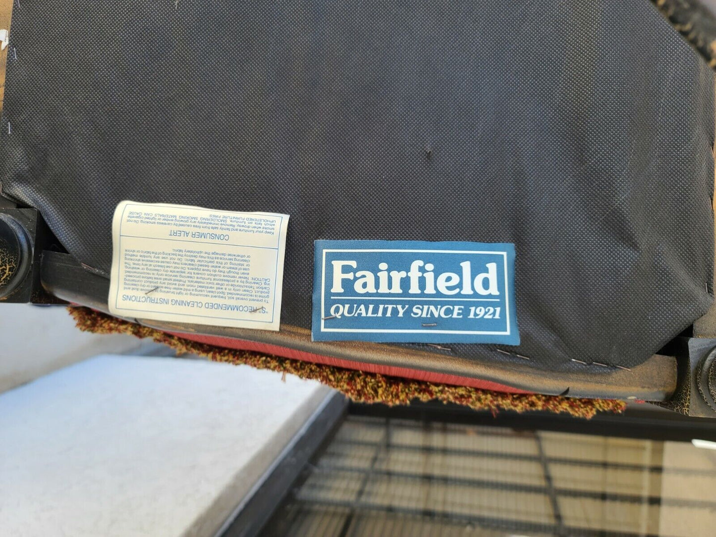 Pair of FAIRFIELD Regency Faux Bamboo Ebonized Dining Accent Armchairs