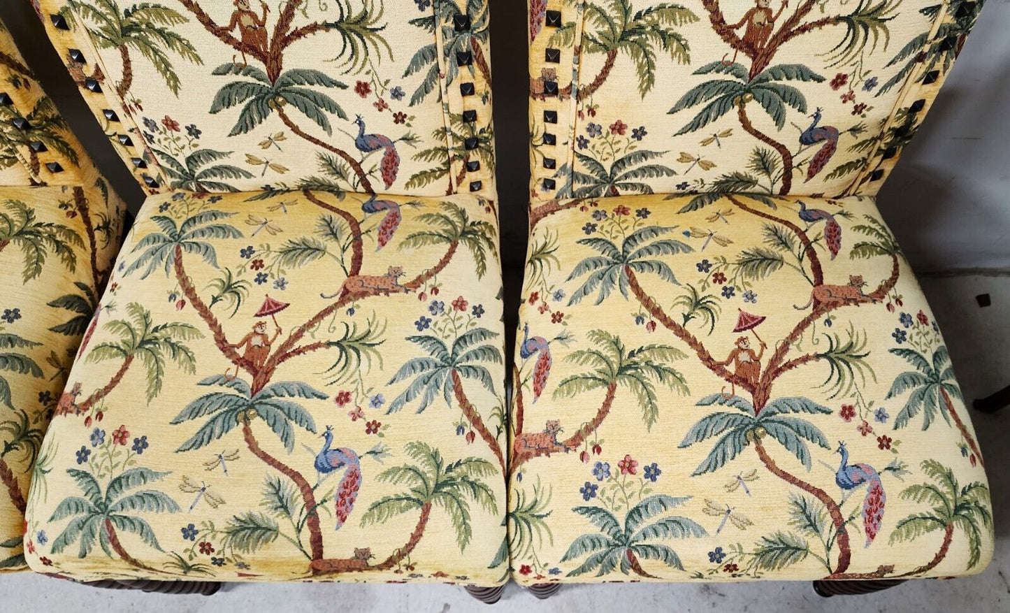 Tropical Jungle Dining Chairs Set of 8