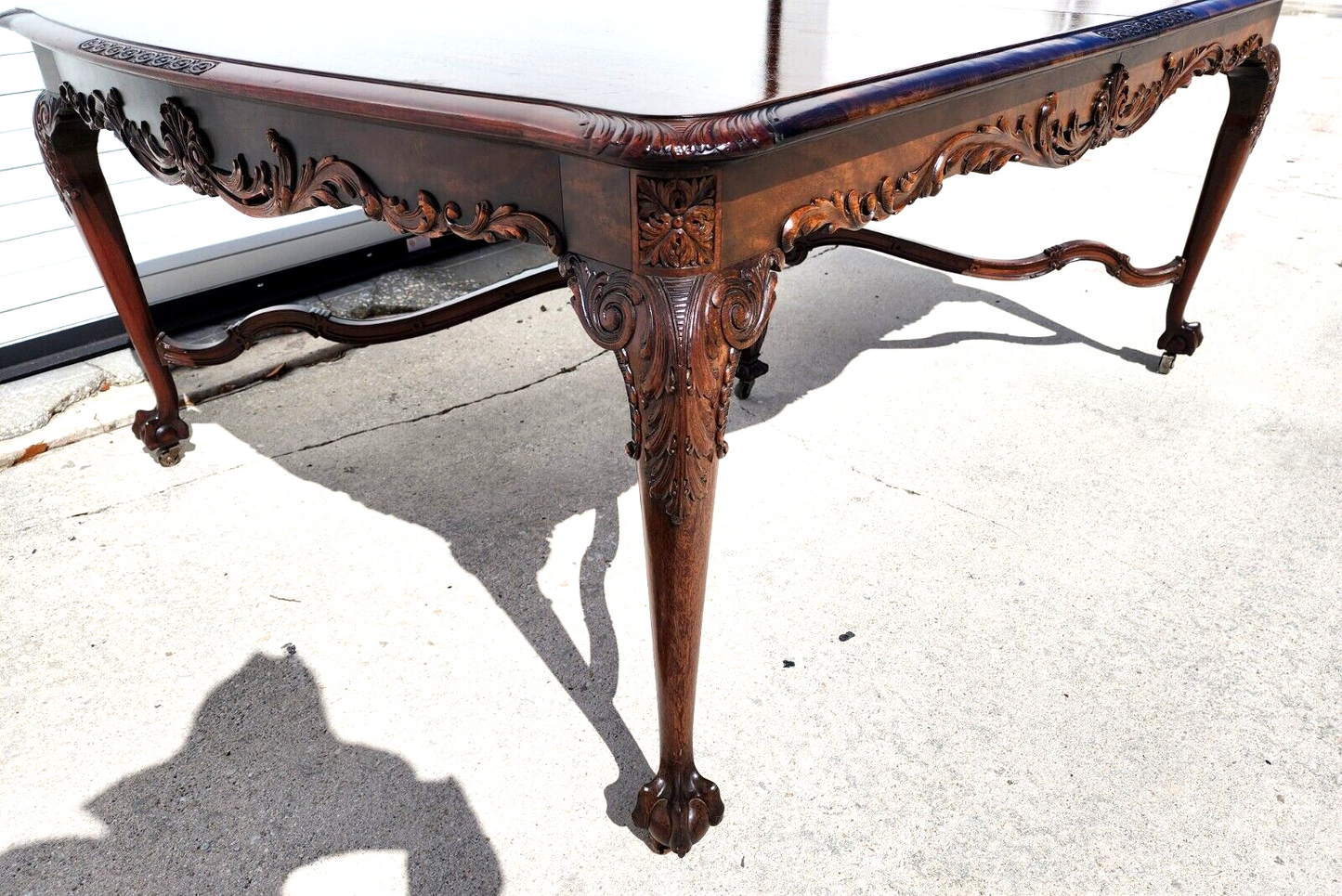 Antique Dining Table Walnut by ROYAL FURNITURE Co as Featured in FORBES MAGAZINE