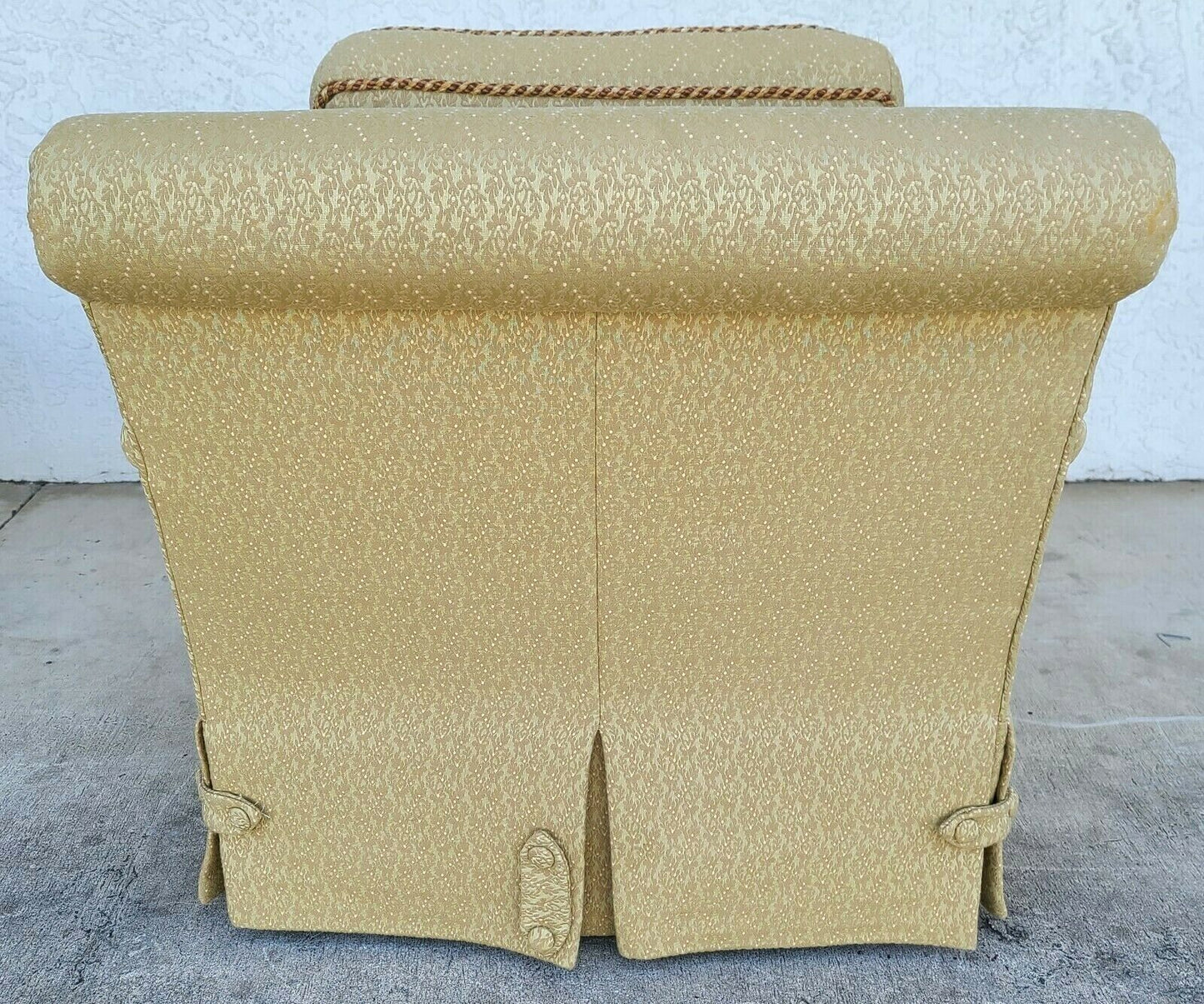 English Roll Arm Swivel Lounge Chair by Designer C Brett Carter