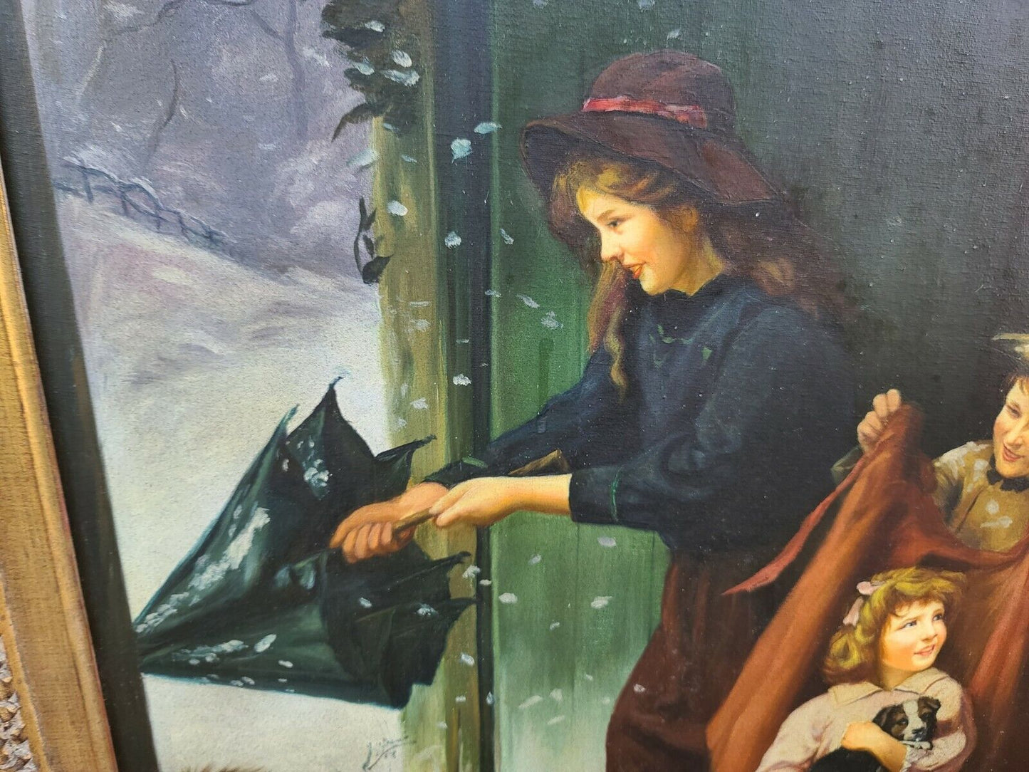 N Henry Bingham (AMERICAN, b 1939) Original Oil Painting on Canvas Signed Framed