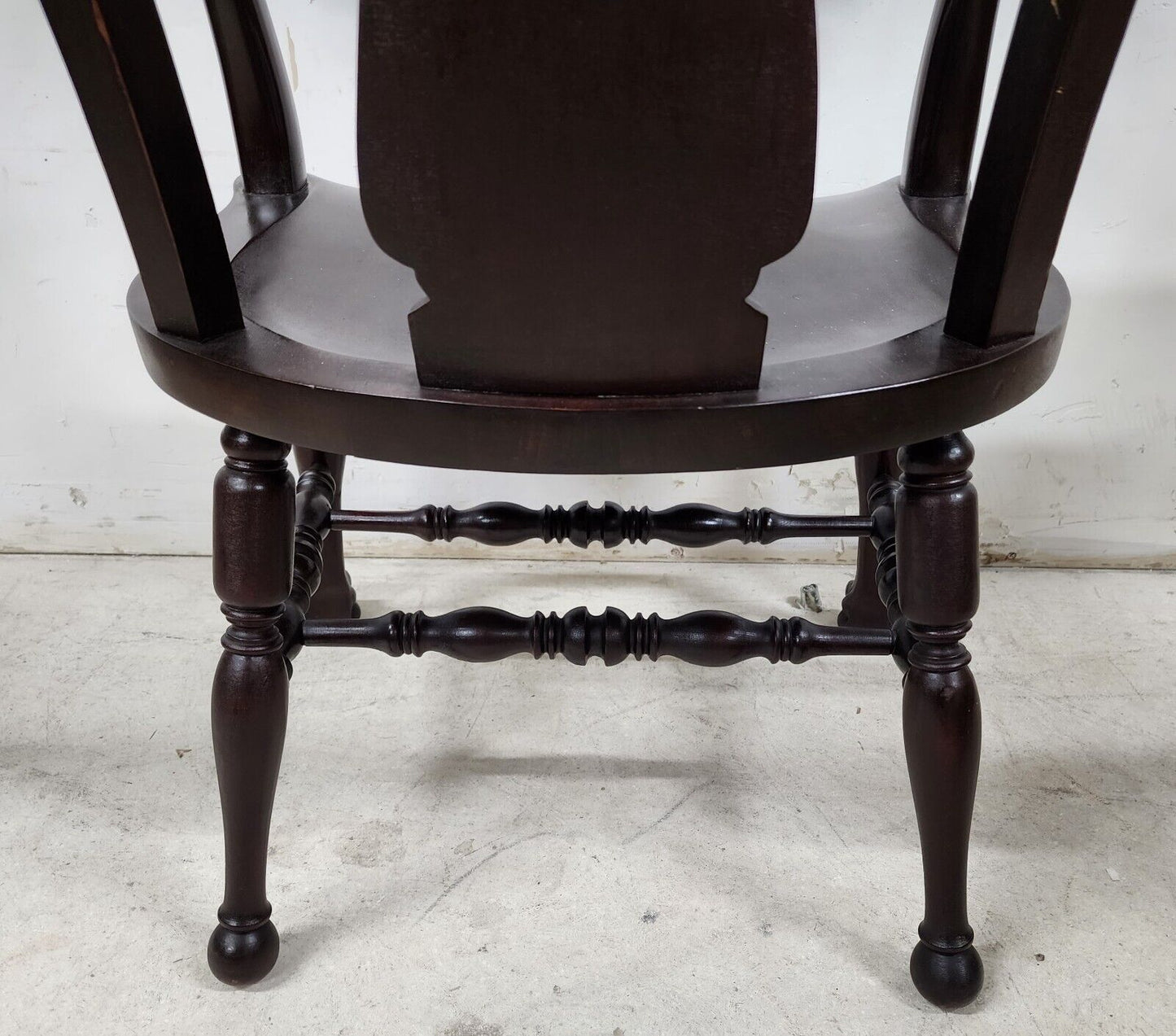 Antique Armchair Desk Dining Accent Mahogany Carved Dragons by STICKLEY & BRANDT