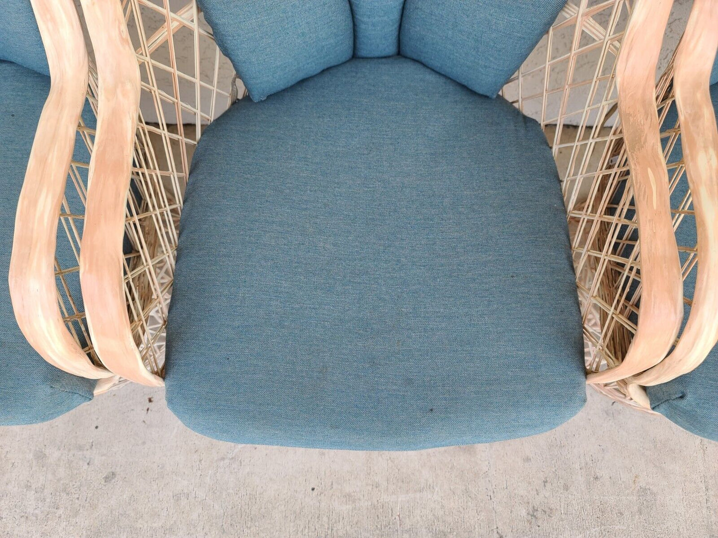 1970s MCM RUSSELL WOODARD Spun Fiberglass Outdoor Dining Set