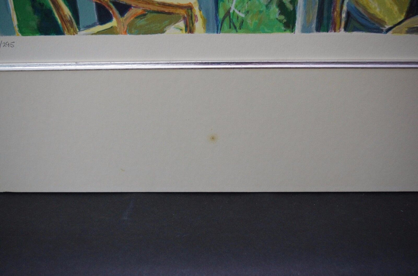 ROBERT AARON FRAME Ltd Ed 69/295 Pencil Signed Serigraph " View From The Balcony